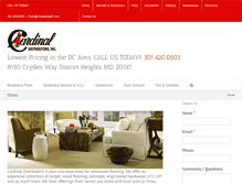 Tablet Screenshot of carpetingdc.com